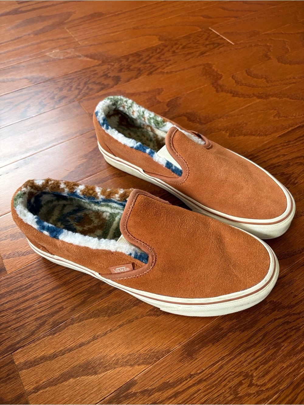 Vans Fur Lined Slip On Shoes
